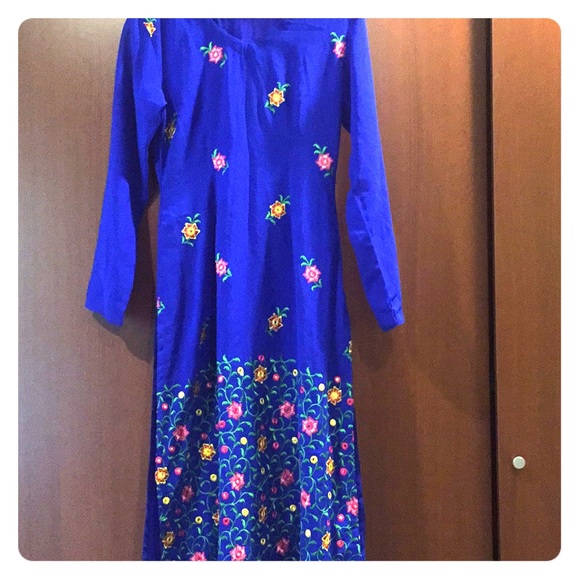 Dresses & Skirts - Shalwar kameez in royal blue Dresses & Skirts - Shalwar kameez in royal blue